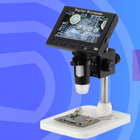 Trade Shop - Electric Digital Microscople Ingrandimento Usb Zoom 1000x Regulable 8 Leds - (1/5)
