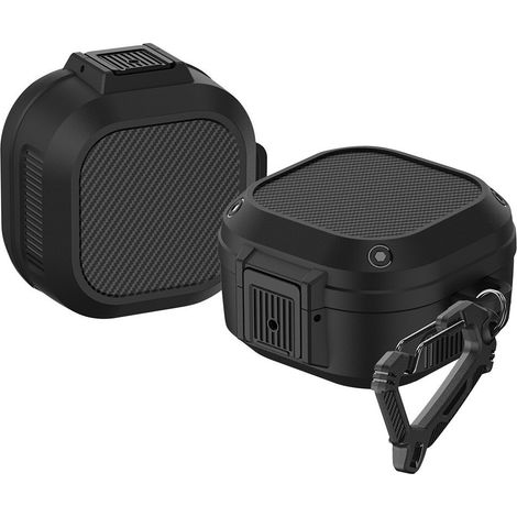 Custodia per cuffie Samsung Galaxy Buds 2 / 2 Pro / Pro / Live, nera (1/5)