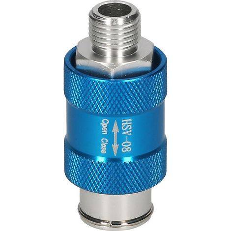 Vanne à glissière manuelle de 6,35 mm (1/4 pouce), vanne de régulation de débit pneumatique, vanne manuelle en alliage d'aluminium (1/5)