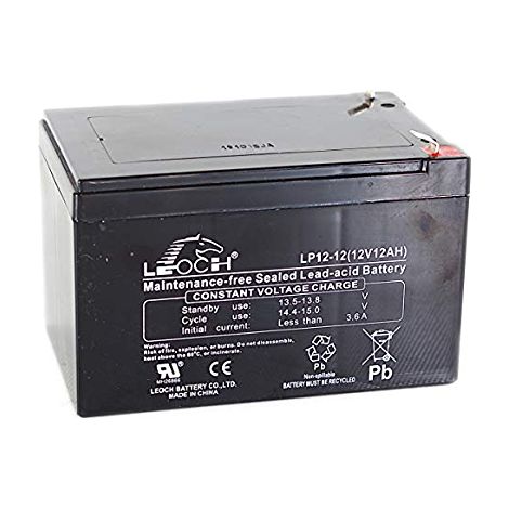 LEOCH-LP12-12 - 12 V 12 ah LP SERIE BATTERIA AGM PIOMBO