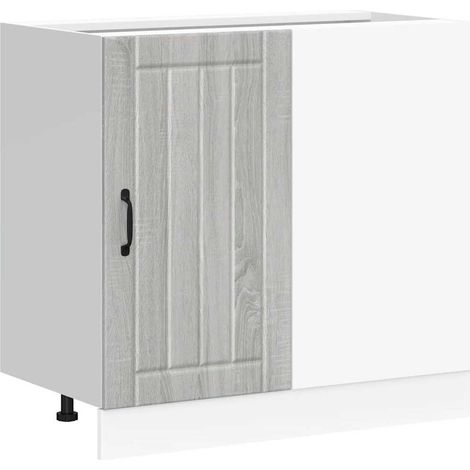 Maison Exclusive - Mobile base da cucina Lucca Grigio Sonoma in Legno Multistrato