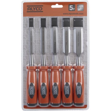 JUEGO DE 5 FORMONES MANGO BICOMPONENTE EN BLISTER ALYCO ORANGE