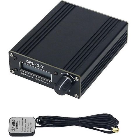 Oscillateur discipliné GPS CSG+ V2, générateur de signal corrigé GPS (GPSDO), double canal réglable 10 kHz-220 MHz, prise US (1/5)