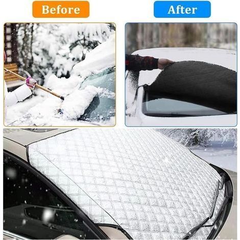 Frostschutz für die Windschutzscheibe, faltbare Winter-Windschutzscheibenabdeckung, Sonnenschutz für die Windschutzscheibe, Schutz vor Frost, Schnee, Eis, Regen und UV-Strahlung, 140 x 95 cm (1/4)