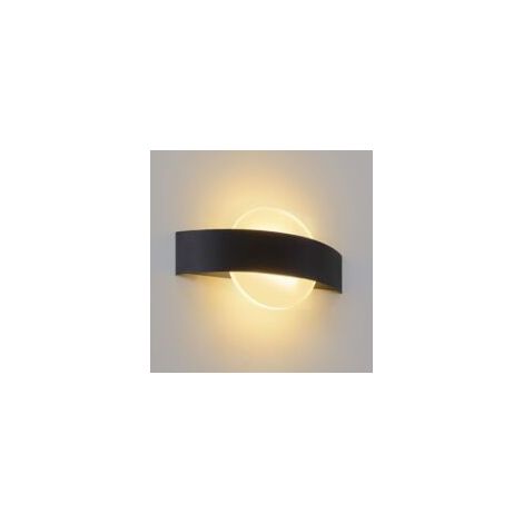 Applique da parete moderna a LED da 6W – Bianco caldo acrilico – Lunghezza 31 cm – Per camera da letto, soggiorno, corridoio, studio - Crezuo (1/4)