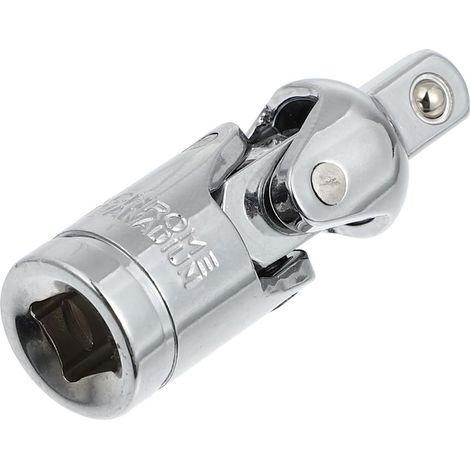 Rallonge de Clé 1pc en Acier Chrome-vanadium Argenté Manchon de Joint Rotatif Facile à Installer pour Réparation Automobile (1/5)