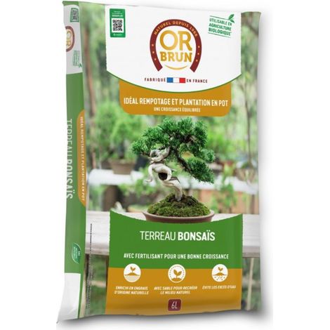 OR BRUN OBRTBON6U - Terreau Bonsaïs - 6L - Meilleur Enracinement