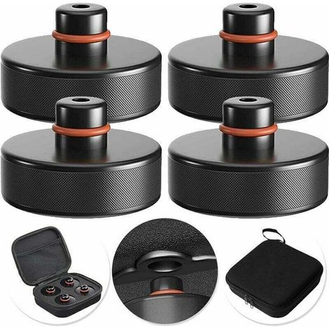 supports de levage compatibles avec les Tesla Model 3/S/X/Y, 4 chandelles Tesla avec 1 boîte de rangement, accessoires de levage pour véhicules Tesla (1/4)