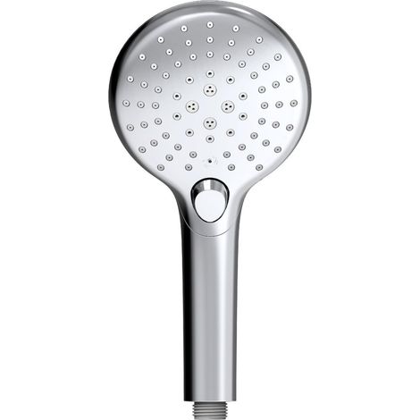 Primaster Handbrause 3 Strahlarten Water Spring chrom mit Wasserspareinsatz Handbrause (1/3)