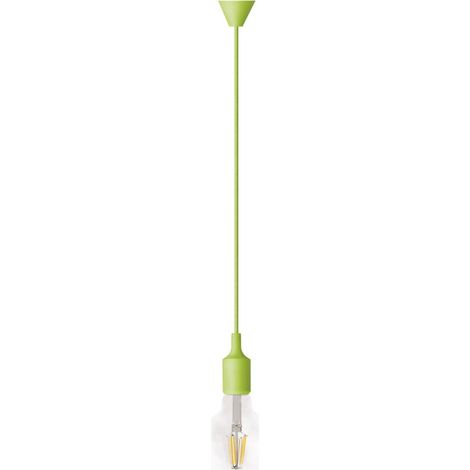 Kit pendente Onlex in silicone e27 verde