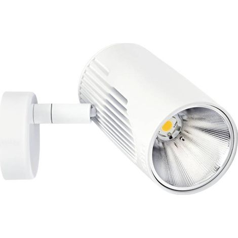 LUMI 01 Proj. s/patère blanc angle 32° LED intég. 19,5W 4000K 1650lm ARIC 50167 (1/4)