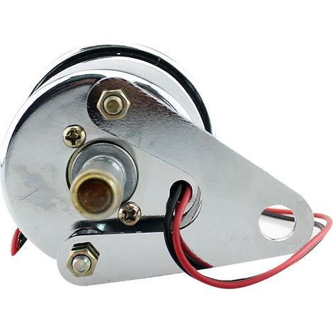 Compteur de vitesse de moto rétro rétro avec échelle précise et odomètre LED universel. (1/4)