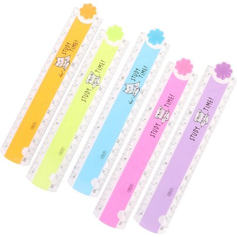 Règle pliante coréenne de 30 cm, en plastique, pour le dessin (1/5)