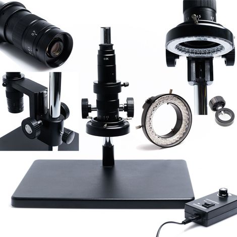 Microscopio digitale 10A solo + Illuminazione regolabile 56xLED