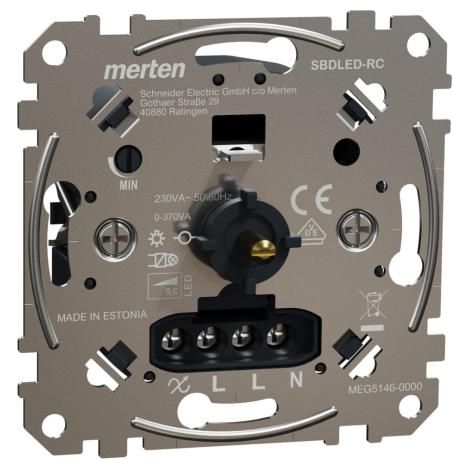 MERTEN MEG5146-0000 MULTIWIRE LED DREHDIMMER EINSATZ AC 230V