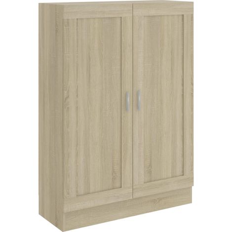 Book Cabinet Sonoma Oak 82.5x30.5x115 cm Engineered Wood vidaXL