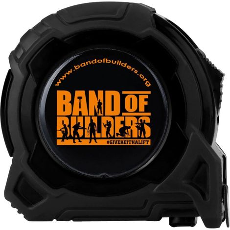 Band Of Builders Tape Measure 8m/26ft - Durable ABS Plastic