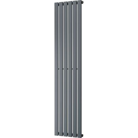 Typhoon - Anthracite Vertical Radiator H1800mm x W408mm Single Panel