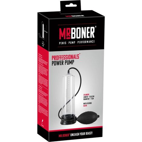 Mr Boner - Pompa manuale per pene con manicotto 25 cm (1/5)