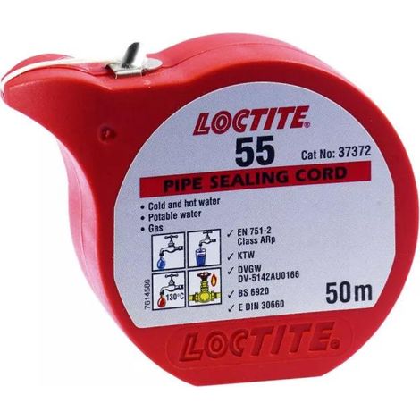 Loctite 55 fil d'etancheite pour filetage 50 mètres