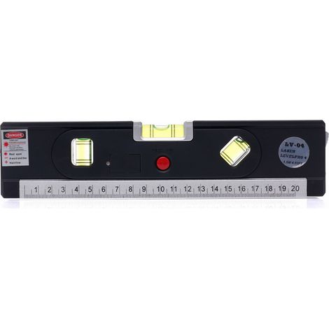 Laser-Wasserwaage mit Maßband 150cm KD10438 (1/5)