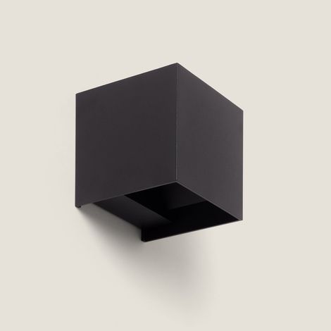 Applique da Parete per Esterni LED 6W Alluminio Doppia Luce Eros 2700K - 3200K - 4000K Nero Selezionabile (Caldo-Naturale) (1/5)