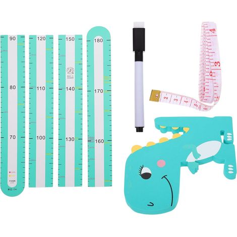 1 Ensemble Autocollant Mural Amovible pour Mesurer Hauteur Toise Décorative pour Chambres Crèches (1/5)