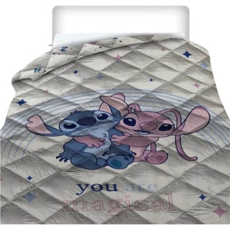 Couette Imprimée - Stitch & Angel (Lilo & Stitch) 140x200 cm (1/3)