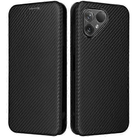 Fairphone 5 Handyhülle mit Kartenhalter, Carbonfaser-Textur, robuste Schutzhülle, Carbon-Finish, strapazierfähige Hülle mit Bankkartenfach, stilvolles und langlebiges Accessoire. (1/5)
