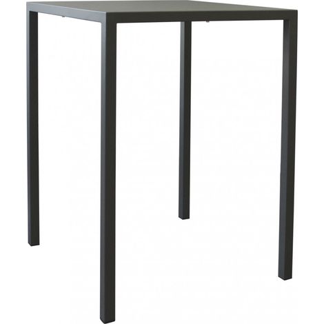TAVOLO AUTOLIVELLANTE 80 X 80 ANTRACITE ALTO (1/2)