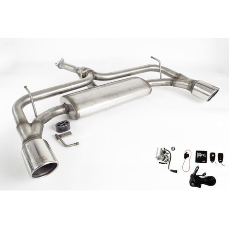 Duplex Echappement Ulter Alfa Giulietta 1.6JTDM de 2010 a 2016 100mm Inox Valve-34532522