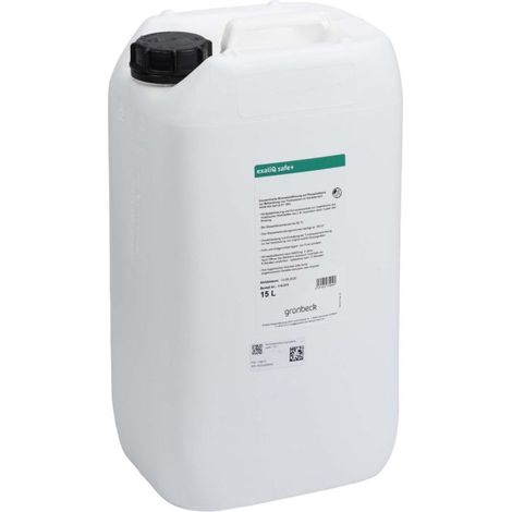 Grünbeck Solution minérale exaliQ safe+ 15 litres Bidon empilable, 114073