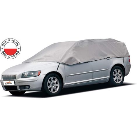 Wasserdichte Halbhülle für Kombi, Maße 345 cm x 116 cm, grau – CarPassion