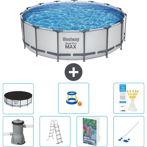 Bestway Bestway Steel Pro MAX Ronde - 488x122 cm - 8-pièces S590 (1/4)