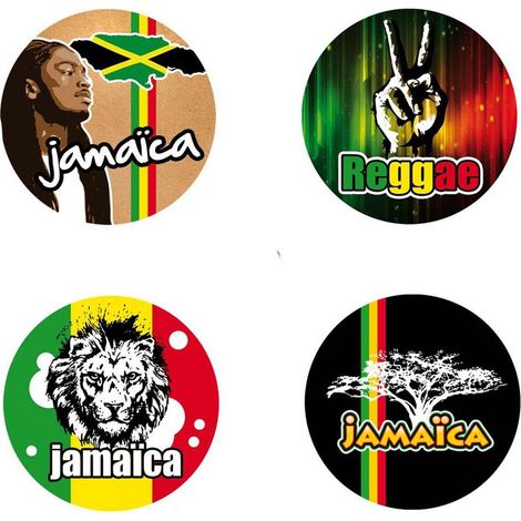 4 sous-verre Jamaïca