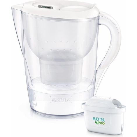 Brita Carafes - Carafe filtrante Marella XL Memo, volume 3,5 l, 3x filtre Maxtra Pro, blanc 1052782 (1/3)