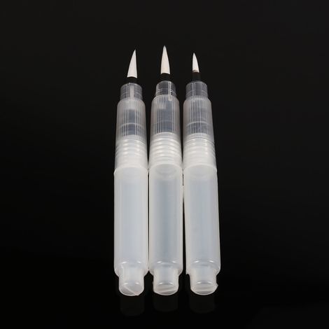 Pinceau à Encre d'Eau 3 Pièces pour Aquarelle, Calligraphie et Peinture Chinoise (1/5)