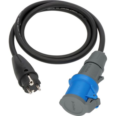 Brennenstuhl Adapterkabel 1,5m Schutzkontaktstecker auf CEE-Kupplung (1/3)