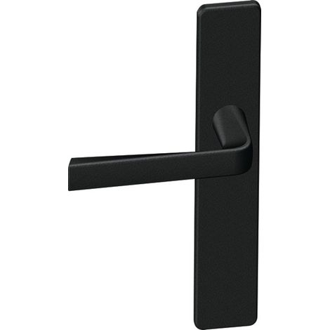 Poignée de porte intérieure - Kaza - Vachette - Noir basalt - Clé L - 195 mm