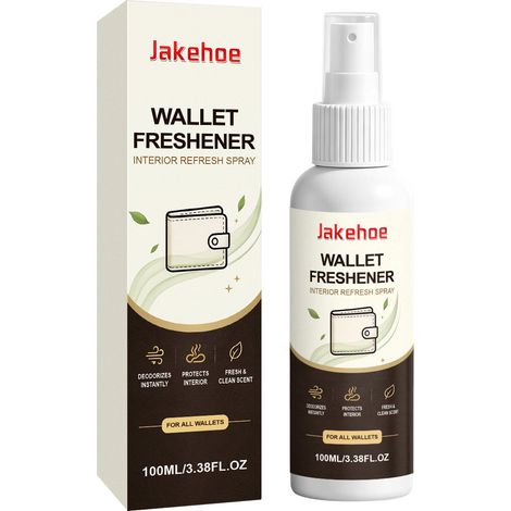 Désodorisant pour portefeuille JAKEHOE - Élimine délicatement les odeurs et laisse un parfum naturel pour prendre soin de votre portefeuille en cuir. 100 ml (1/5)