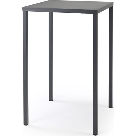 Table de jardin, Table haute 110 cm en métal Summer Anthracite en Metal, Scab design (1/3)