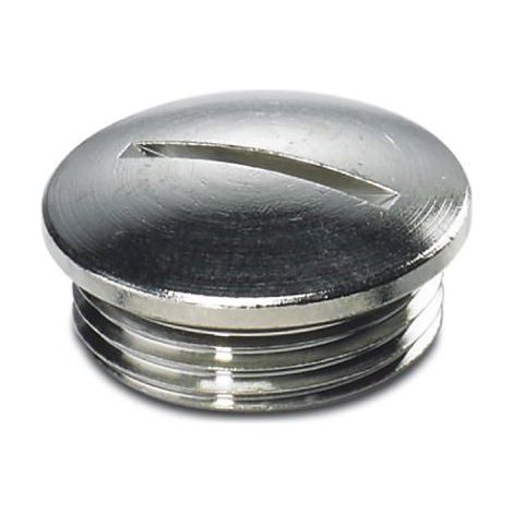 Bouchon obturateur Phoenix Contact PG13.5, Ø 24mm en Laiton nickelé, IP68