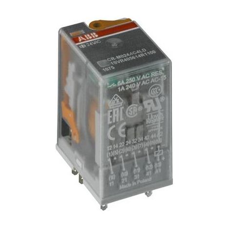 RELE MINI CR-M024AC4 24VCA ABB 1SVR405613R0000