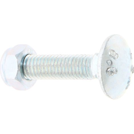 Boulon avec écrou, filetage M8x1,25, longueur 35 mm, 8,8, pour charrue agricole 51-1044