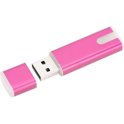 Clé USB 2.0 portable, disque dur externe, accessoires pour mini-ordinateur portable, rouge rose, 128 Go (1/5)