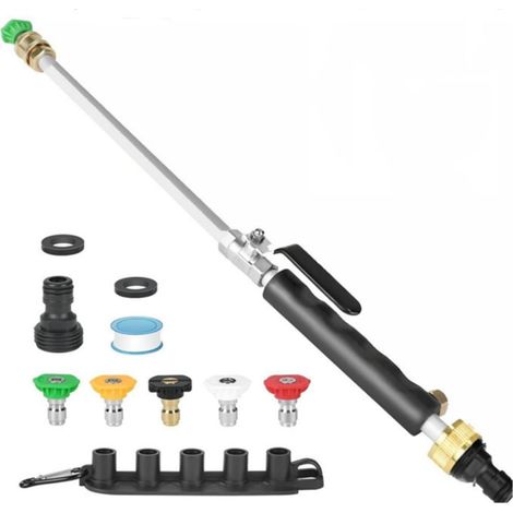 Pressure Washer Lance for Watering Hose, Spray Lance with 5 Nozzles for Car Washing, Watering (1/5)