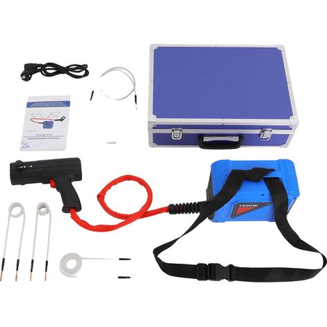 Chauffage par induction, outil portable de dégraissage, 4 bobines de chauffage, Bleu (1/2)