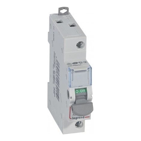 Interruttore di sezionamento modulare 20A 1P FR301 004309/406401