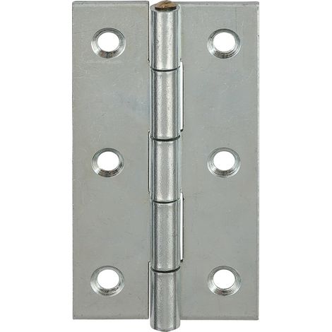 VORMANN 000501070Z Scharnier Höhe 70 mm Breite 38 mm Stärke 1,4 mm Stahl blau v (1/2)