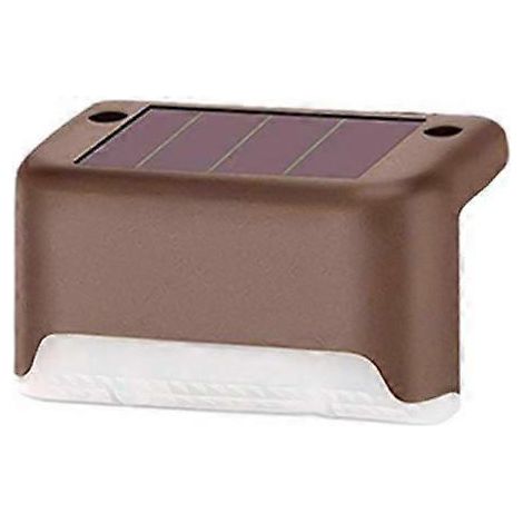 Lot de 1/4/8 lampes solaires pour rampe d'escalier, étanches, à LED, pour extérieur, décoration de jardin et clôture, éclairage paysager